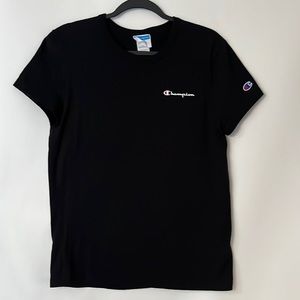 Black champion tee